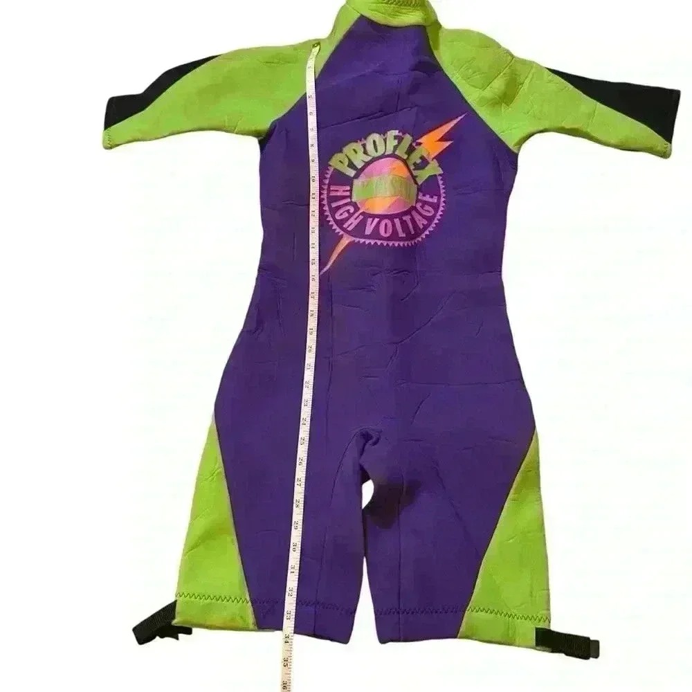 Vintage Proflex High Voltage Neoprene Shorty Swimming Surfing Wetsuit Men's Smal